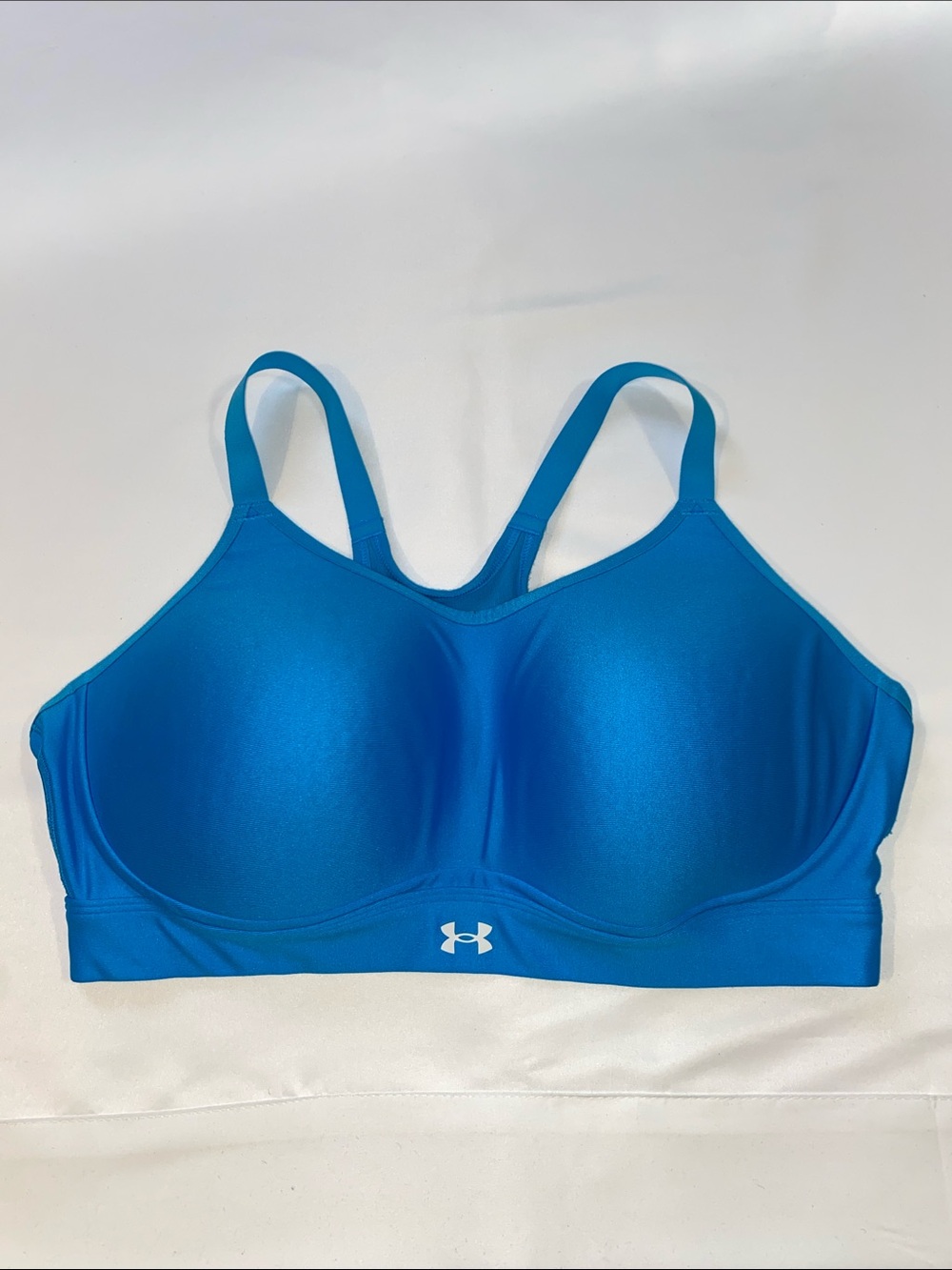 Under Armour UA Continuum Low Sports Bra Blue Size 1X #1379032